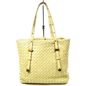 Bottega Veneta Intrecciato leather tote Sunshine Yellow Bag small woven
